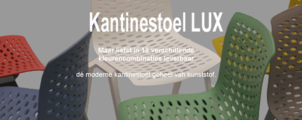 moderne kantinestoel geschikt voor buiten in 18 kleurencombinaties|rockmartkantoormeubelen.nl